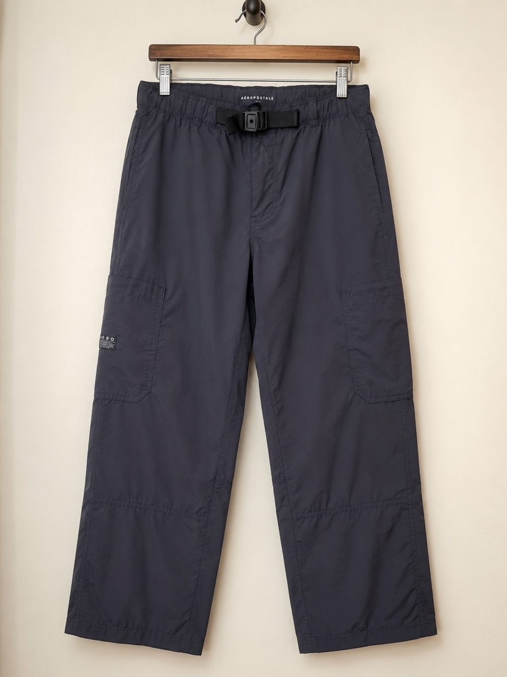 Aéropostale Trek Cargo Pants Women's XS Black Belted Utility